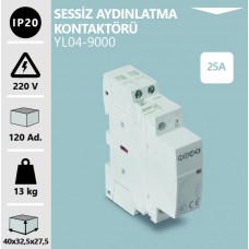 25A SESSİZ AYDINLATMA KONTAKTÖRÜ